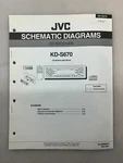 Jvc KD-S670 Original Schematics Free Shipping. Fixed Price $10.00.