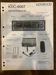 Kenwood KDC-6007 KDC6007 Service Manual **original**. Fixed Price $25.99.