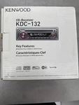 Kenwood KDC-132 Cd Player Dash Receiver Vintage New Box Dead Stock. Fixed Price $116.12.