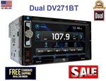 Dual DV271BT Bluetooth 6.2" Touchscreen Car Double Din DVD/CD/MP3/AM/FM /usb. Fixed Price $68.95.