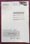 Clarion DXZ845MC Car Audio Oem Owners / Operators Manual * Good Condition. Fixed Price $18.90.