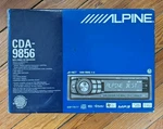 Alpine CDA-9856 Player New Box With Ipod Connection. Fixed Price $225.00.