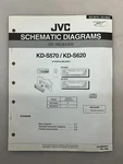 Jvc KD-S570 S620 Original Schematics Free Shipping. Fixed Price $10.00.
