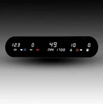 Intellitronix Digital 5 Gauge Panel White Leds DP10001W. Fixed Price $337.52.