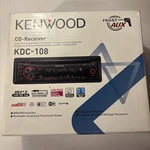 Kenwood KDC-108 In-dash Car Cd MP3 Wma Player Receiver With Mounting Extras!. Fixed Price $69.97.