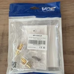 Vce Ul-listed Coax Wall 2-PACK, 1-PORT Tv Cable 3GHZ Gold-plate. Fixed Price $9.99.