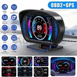 OBD2+GPS Hud Car Gauge Head Up Digital Display Speedometer Turbo Rpm Alarm Temp. Fixed Price $35.98.