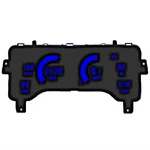 1997-2006 Jeep Tj Digital Gauge Cluster Blue Led Intellitronix DP6014 Usa Made. Fixed Price $425.84.