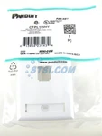 Panduit CFPL1WHY 1-PORT Mini-com Faceplate, Labeled Series, White Stsi. Fixed Price $8.99.