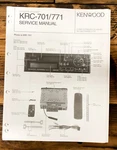 Kenwood KRC-701 KRC-771 Car Radio Service Manual *original*. Fixed Price $14.97.