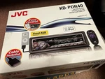 Jvc KD-PDR40 Cd Player In Dash Receiver With MP3 And Ipod Support. Fixed Price $29.99.