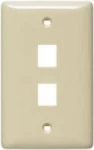 Hubbell Netselect Gang Socket Multimedia Faceplate (NSP12I). Fixed Price $24.07.