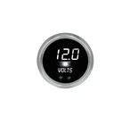 Intellitronix White Led Voltmeter Gauge - Black Faceplate With Bezel. Fixed Price $128.04.