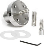 3" Steel Lathe Faceplate,faceplate For With Woodworm Screw, 1"X8TPI. Fixed Price $51.46.