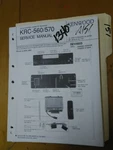 Kenwood KRC-560 570 Service Manual Original Repair Book Stereo Car Radio Tuner. Fixed Price $19.98.