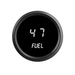 2 1/16" Universal Digital Fuel Gauge White Leds Black Bezel Lifetime Warranty. Fixed Price $50.51.