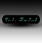 Intellitronix 5 Gauge Universal Digital Cluster Teal Led DP10001T Usa Made. Fixed Price $337.15.