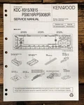 Kenwood KDC-X915 -X815 -PS9016R -PS9080R Car Stereo Service Manual *original*. Fixed Price $14.97.