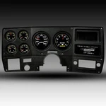 1973-1987 Chevy Truck Analog Gauge Cluster Replacement, Black Faceplate. Fixed Price $829.95.