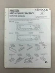 Kenwood KRC-608 678 Original Service Manual Free Shipping. Fixed Price $14.00.