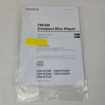 Sony CDX-GT320 CDX-GT220 CDX-GT120 CDX-GT32W CDX-GT22W Manual. Fixed Price $5.90.