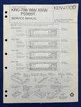 Original Kenwood KRC-708 888 X858 PS988R Cassette Receiver Service Manual. Fixed Price $19.95.
