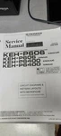 Pioneer KEH-P606 / KEH-P6400 Original Service Manual. Fixed Price $15.00.