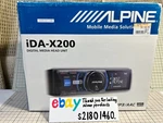 Alpine IDA-X200 MP3/WMA/AAC Usb Player Audio Head Unit Bluetooth Jdm Near Mint. Fixed Price $349.99.