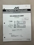 Jvc KD-AR800 G800 Original Schematics Free Shipping. Fixed Price $10.00.