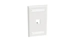 Panduit Mini-com Classic, Faceplate, Port, White CFPL1WHY. Fixed Price $10.99.