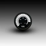 Fuel Gauge Bar-graph Analog 2 1/16" White Leds Black Bezel Intellitronix B9016W. Fixed Price $76.95.