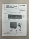 Kenwood KDC-5001 KDC-5002 Original Service Manual Free Shipping. Fixed Price $14.00.