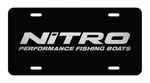 Nitro Performance Fishing Boats Aluminum License Plate Laser Etched Car Vehicle. Fixed Price $18.95.